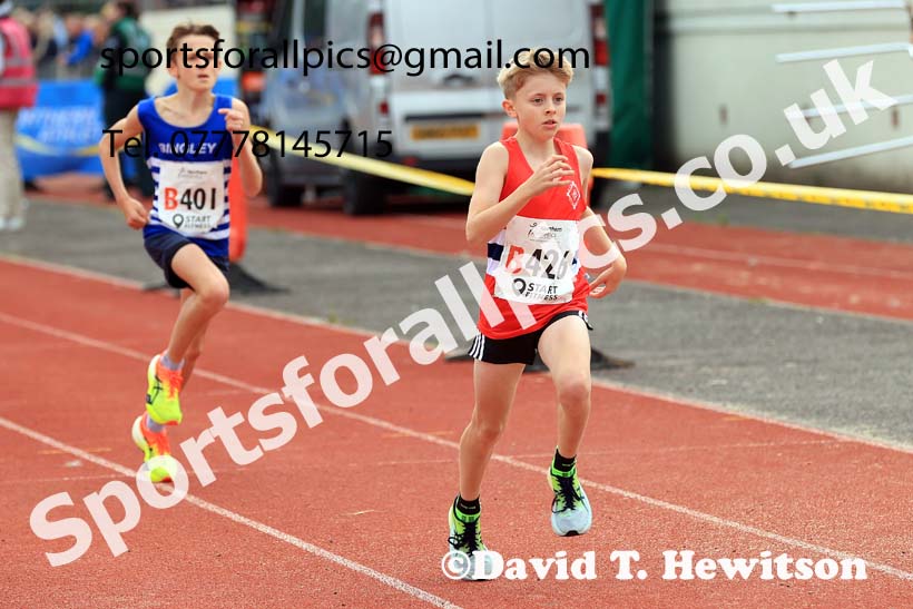 Boys Under-13s, 2024 Northern Mens 6 and Womens 4 and Youngsters Relays, Stanley Park, Blackpool.  Photo: David T. Hewitson/Sports for All Pics